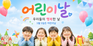 어린이날 의미 가족과 함께 보내는 모습