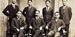 대한민국 임시정부 수립 당시 상하이 청사와 독립운동가 모습