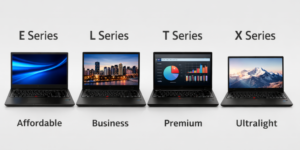 레노버 ThinkPad E L T X 시리즈 라인업 비교 이미지